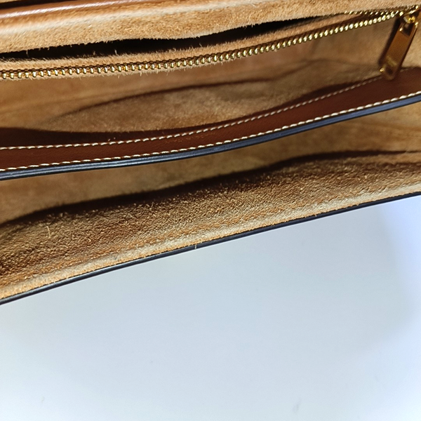 Authenticated pre-owned  16 Small Calfskin Brown - Handbags at Looply