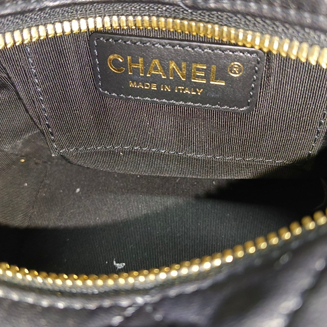 Quilted Lambskin Black