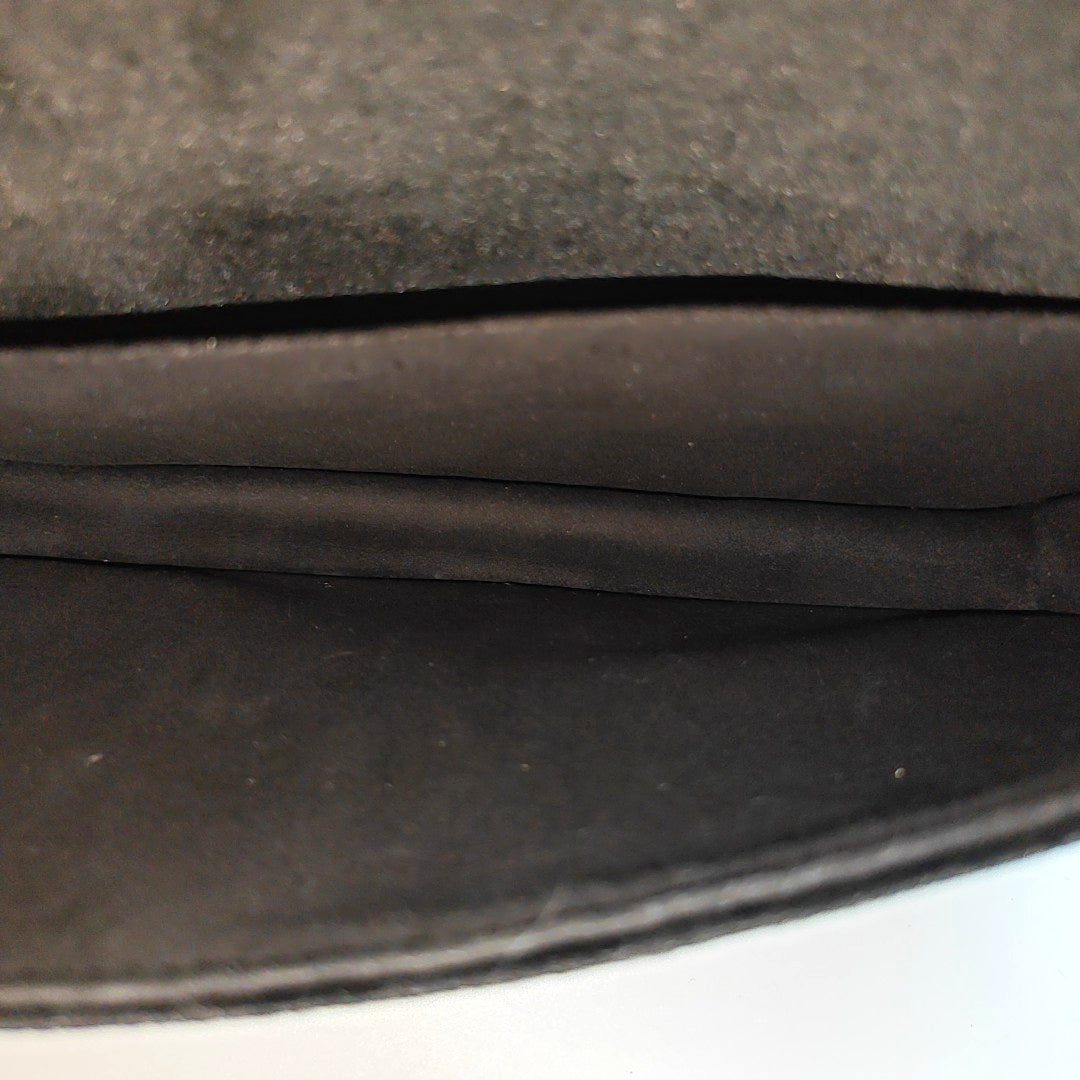Authenticated pre-owned  Lady Dior Fabric Black - Shoulder Bag at Looply