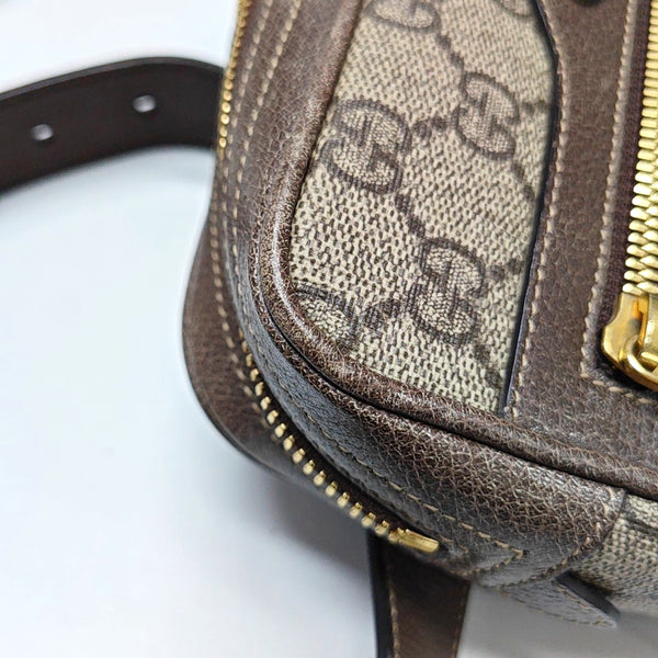 Authenticated pre-owned  Ophidia Small Monogram Coated Canvas Beige - Belt Bag at Looply