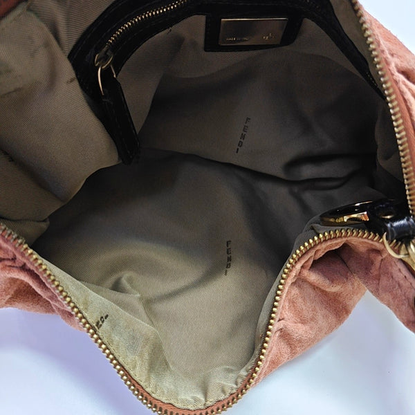 Suede Shoulder Bag Pink