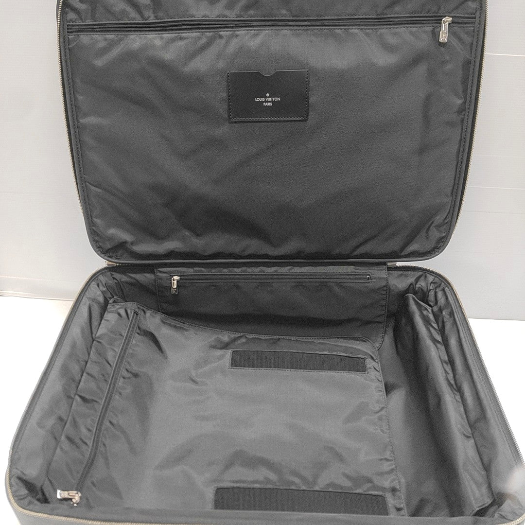 Authenticated pre-owned  Pegase 55 Damier Graphite Coated Canvas Black - Luggage at Looply