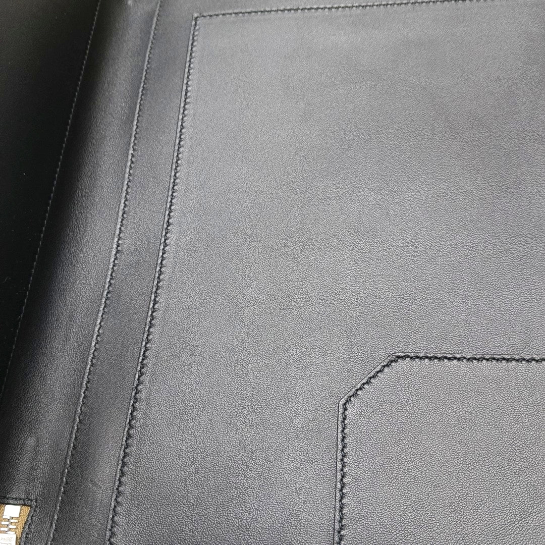 Leather Clutch Beige