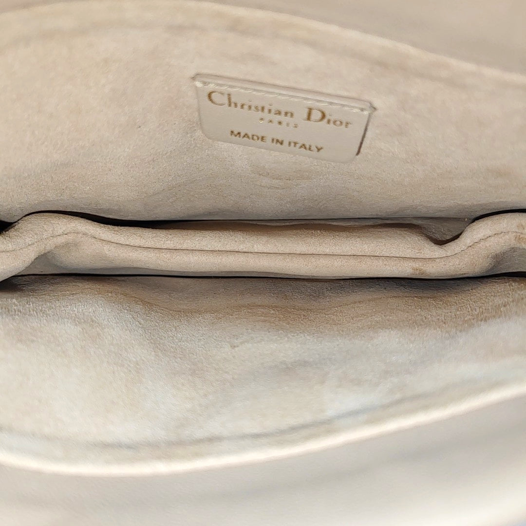 Lady Dior Milly Mini Cannage Lambskin Beige