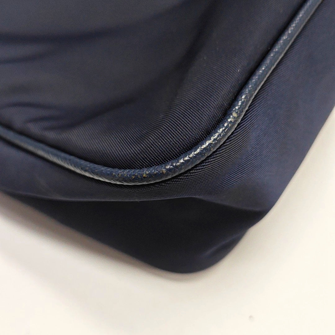 Authenticated pre-owned  Re-edition Mini Nylon Blue - Shoulder Bag at Looply