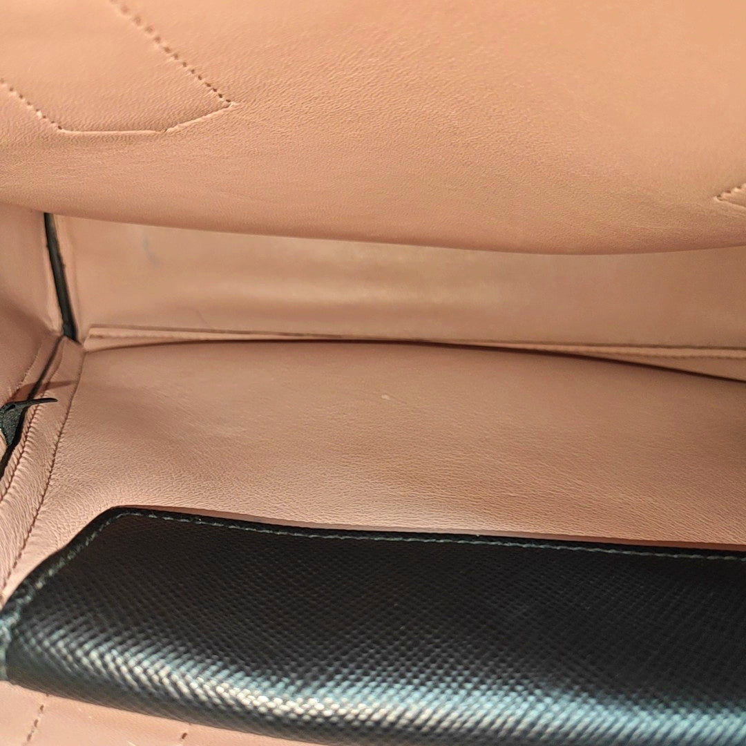 Double Saffiano Calfskin Black