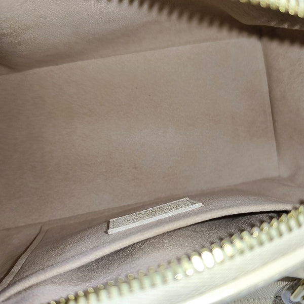 SPEEDY 20 Monogram Calfskin Beige