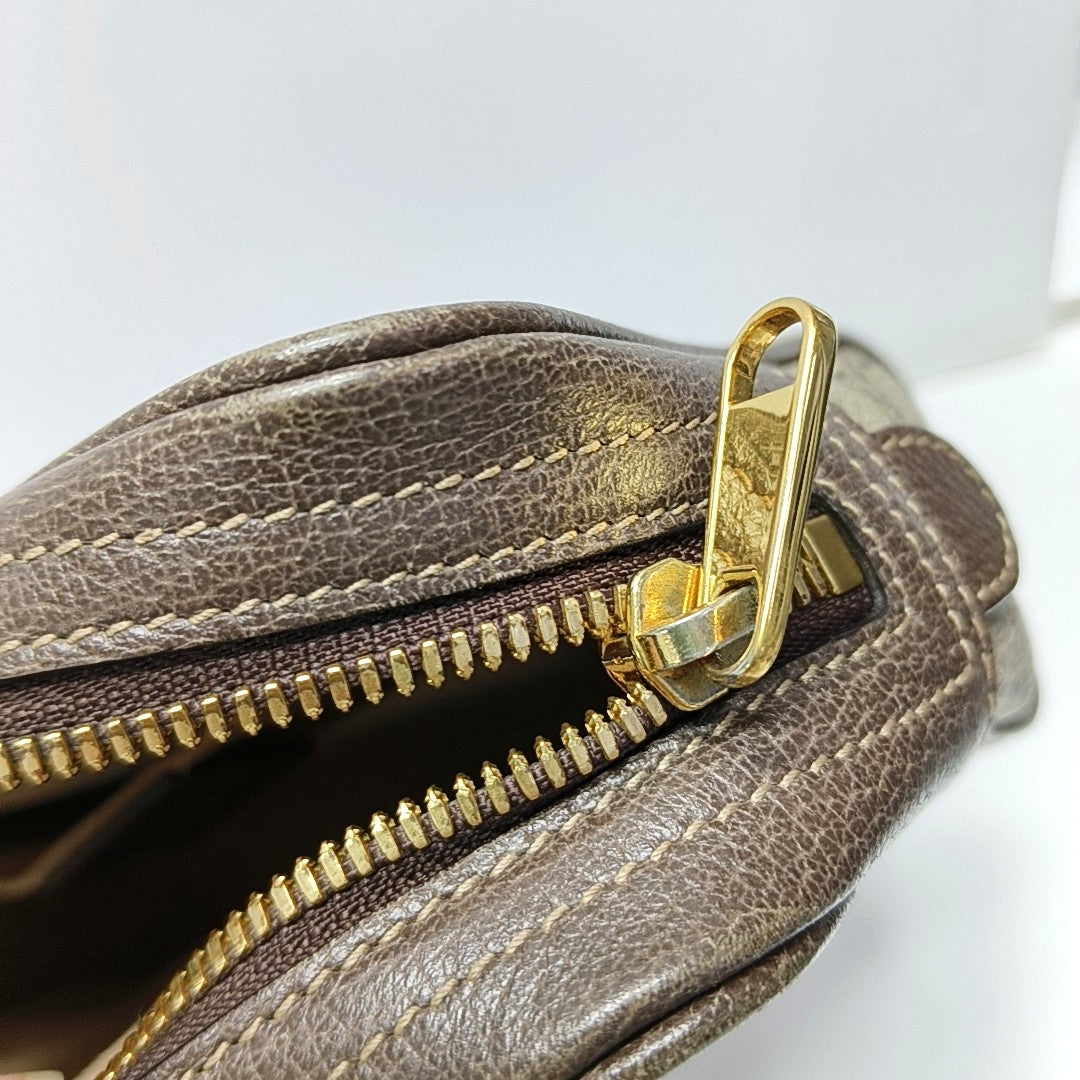 Authenticated pre-owned  Ophidia Small Monogram Coated Canvas Beige - Belt Bag at Looply