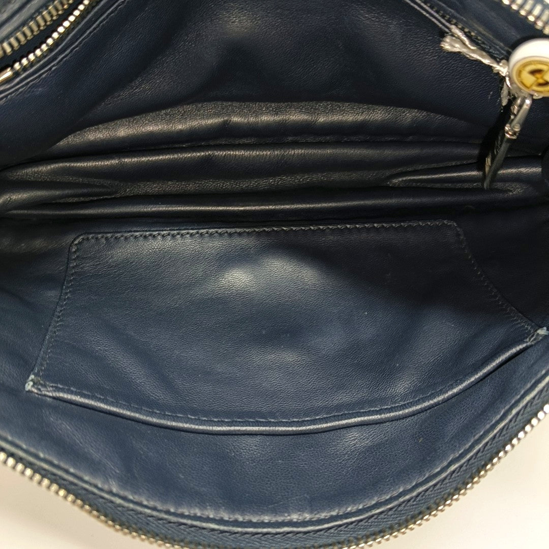 Denim Clutch Blue