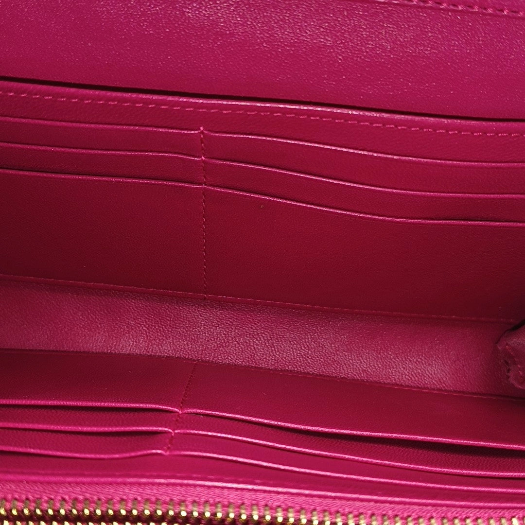 Lady Dior Small Cannage Lambskin Pink