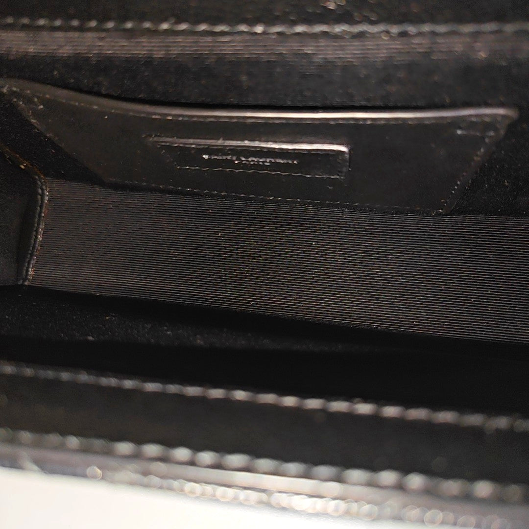 ENVELOPE Small Quilted Calfskin Black