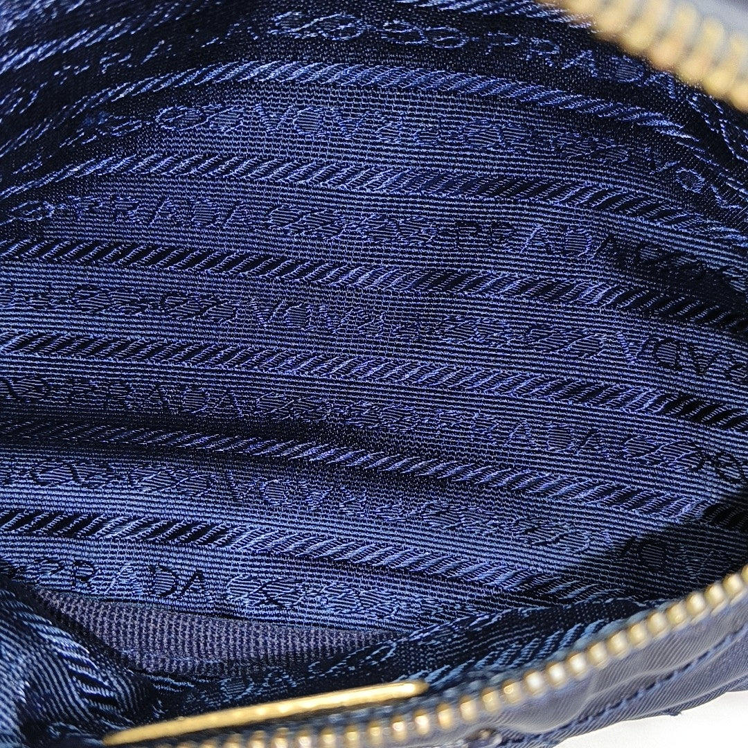 Nylon Quilted Nylon Blue