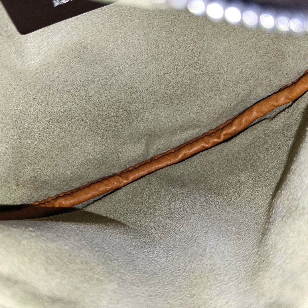 Calfskin Belt Bag Small Brown