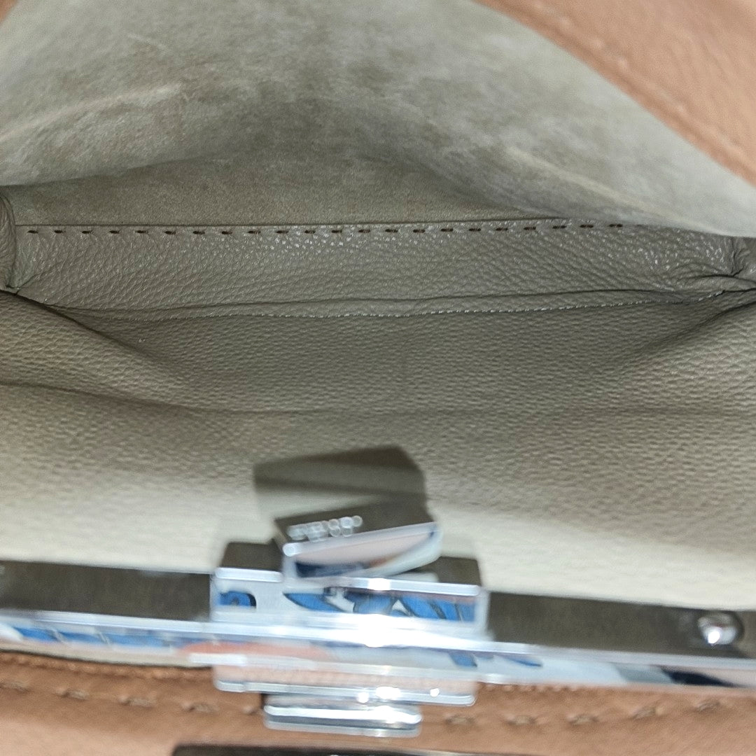 Authenticated pre-owned  Peekaboo Small Calfskin Brown - Shoulder Bag at Looply