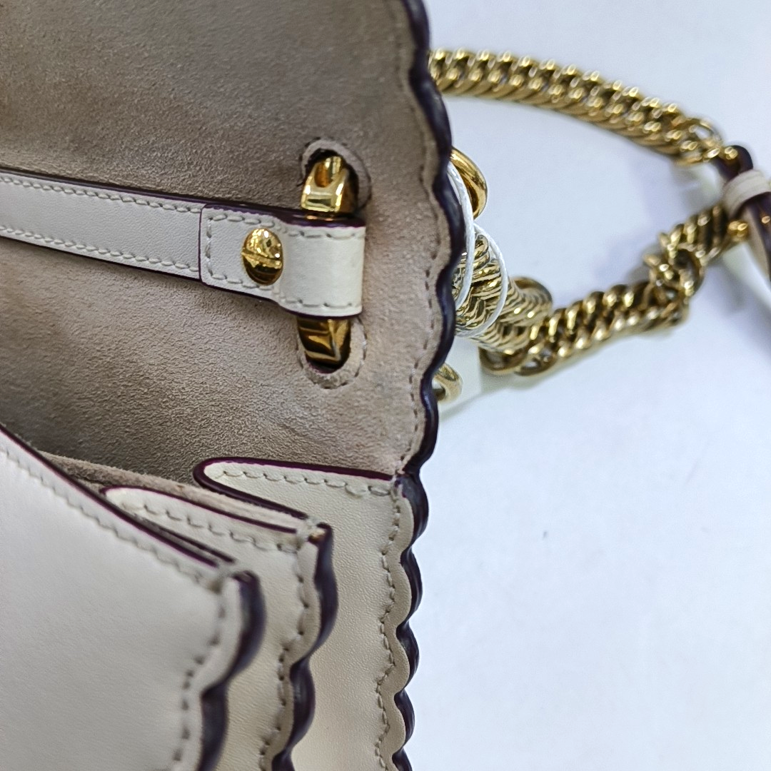 Authenticated pre-owned  Kan I Small Calfskin Beige - Crossbody Bag at Looply