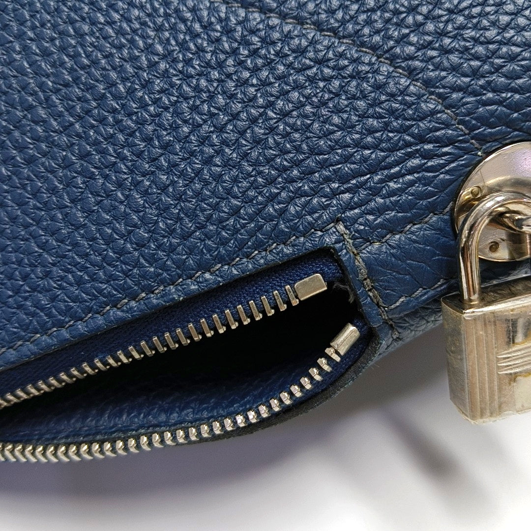 Authenticated pre-owned  Bolide 45 Togo Blue - Top Handle Bag at Looply