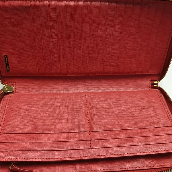 Calfskin Wallet Red