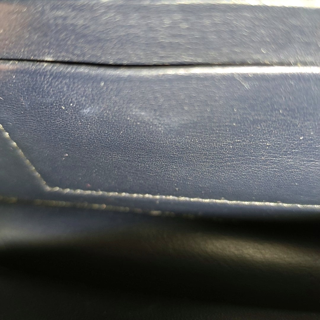 Authenticated pre-owned  Saddle Oblique Canvas Blue - Shoulder Bag at Looply