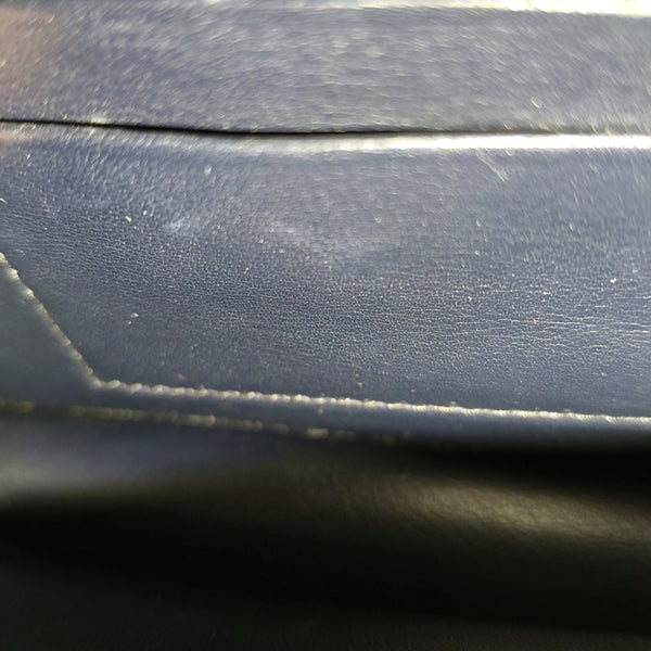 Authenticated pre-owned  Saddle Oblique Canvas Blue - Shoulder Bag at Looply