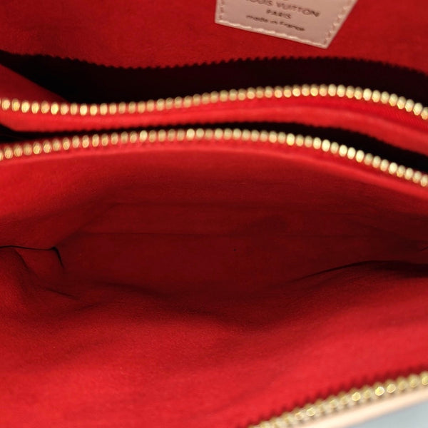 COUSSIN PM Monogram Lambskin Red