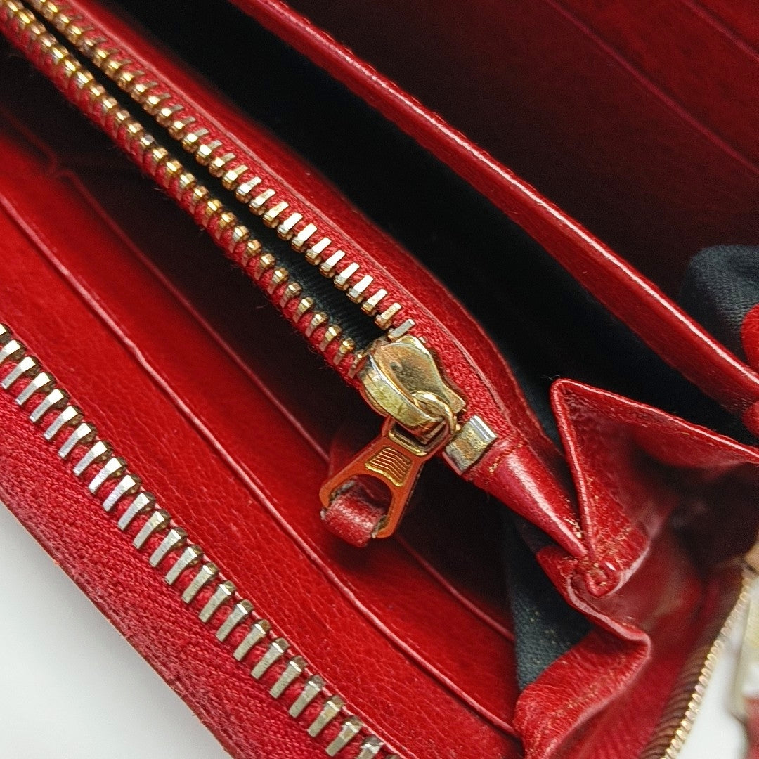 Authenticated pre-owned  Classic City Lambskin Red Wallet - Wallet at Looply