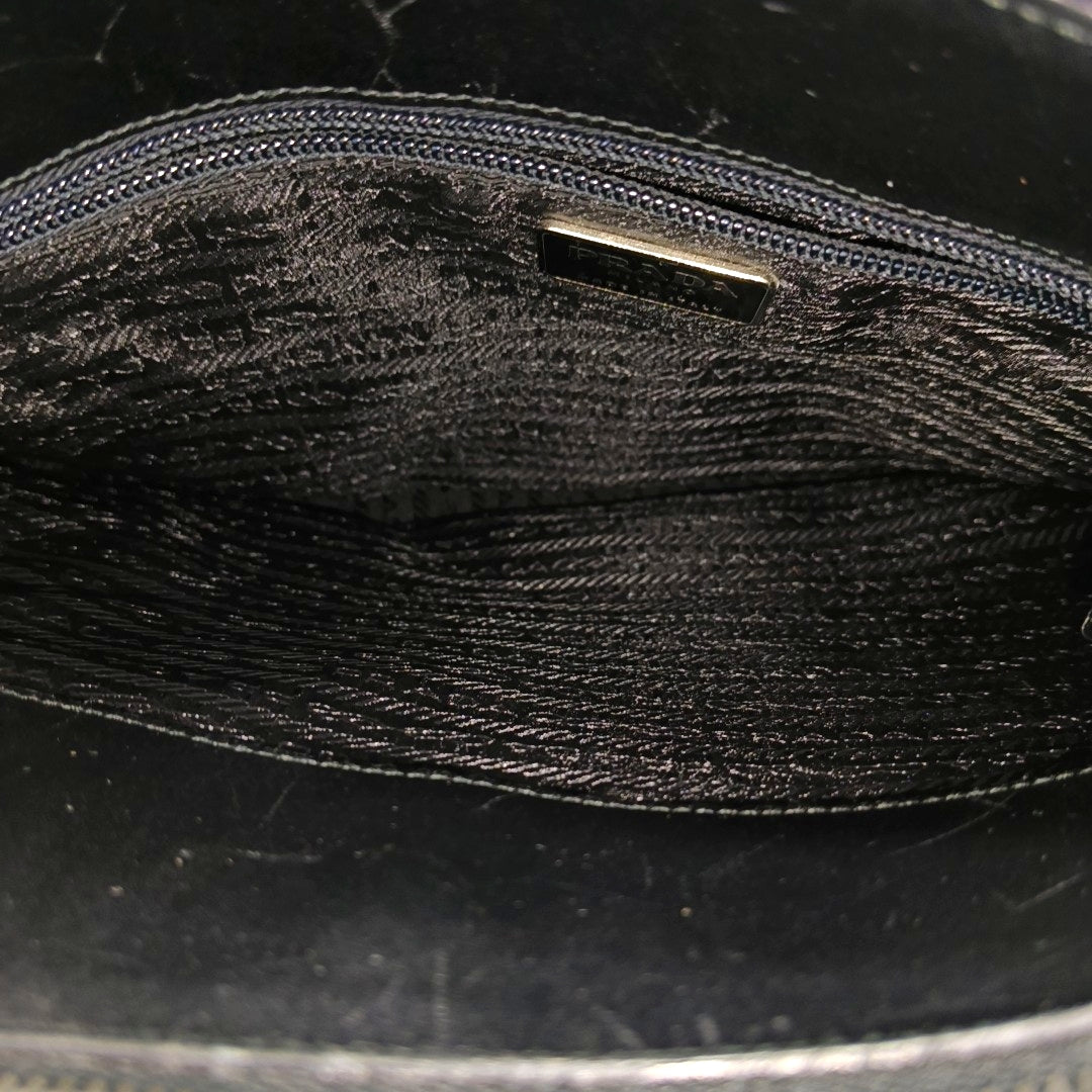 Wool Tote Bag Black