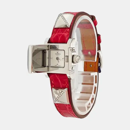 Reloj Heure H 21 mm con movimiento de cuarzo, blanco