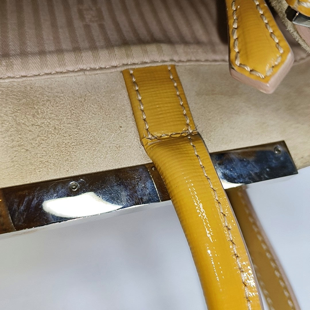 Authenticated pre-owned  2 Jours Small Calfskin Yellow - Shoulder Bag at Looply