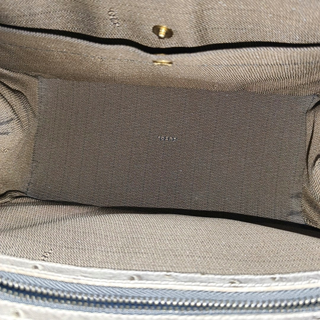Leather Shoulder Bag Gold