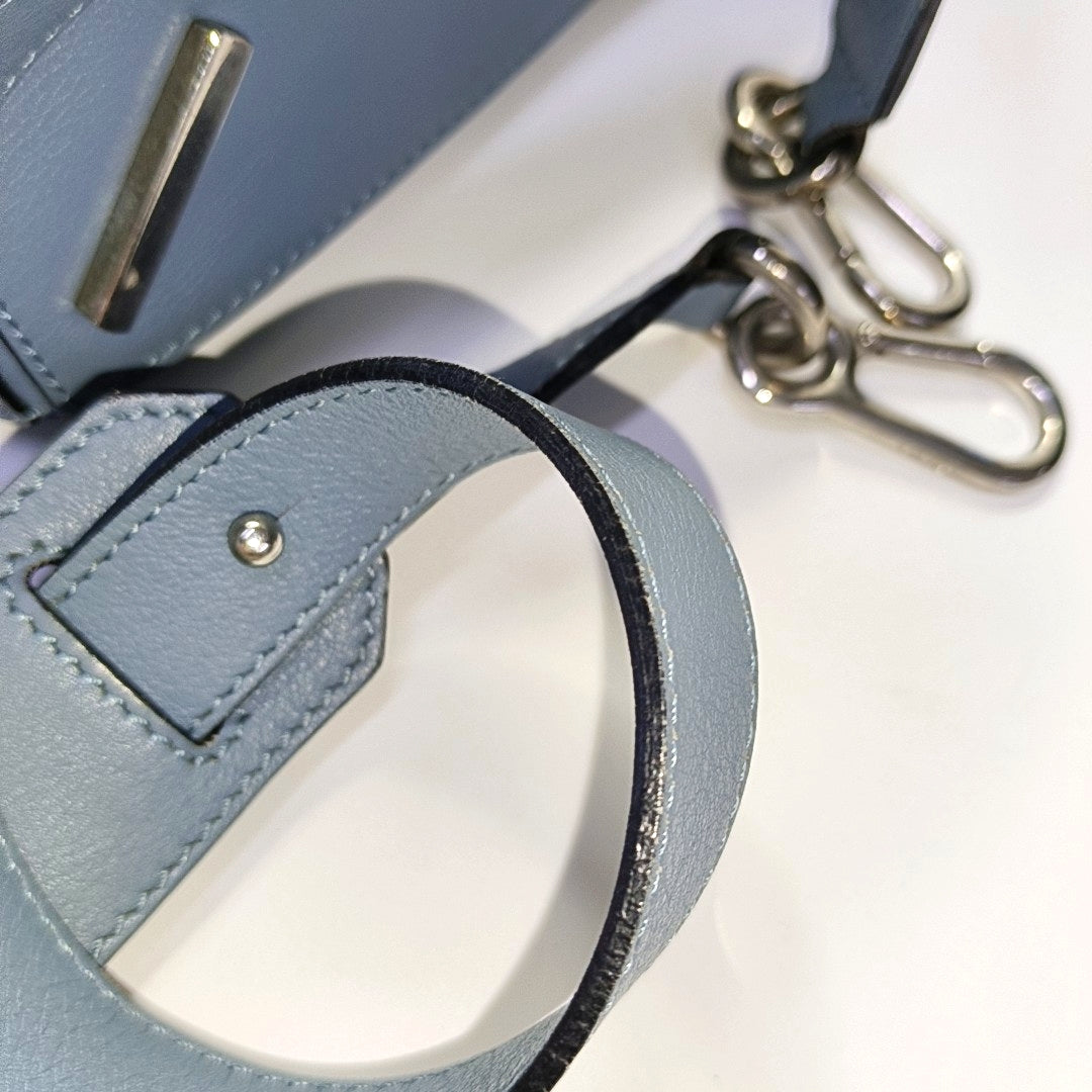 Authenticated pre-owned  Puzzle Small Calfskin Blue - Shoulder Bag at Looply