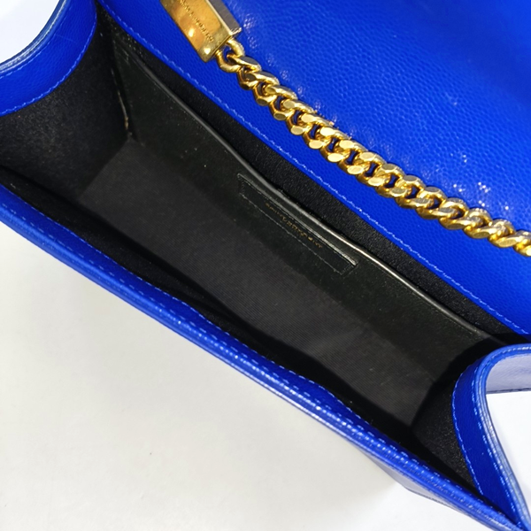 Authenticated pre-owned  Kate Small Calfskin Blue - Shoulder Bag at Looply