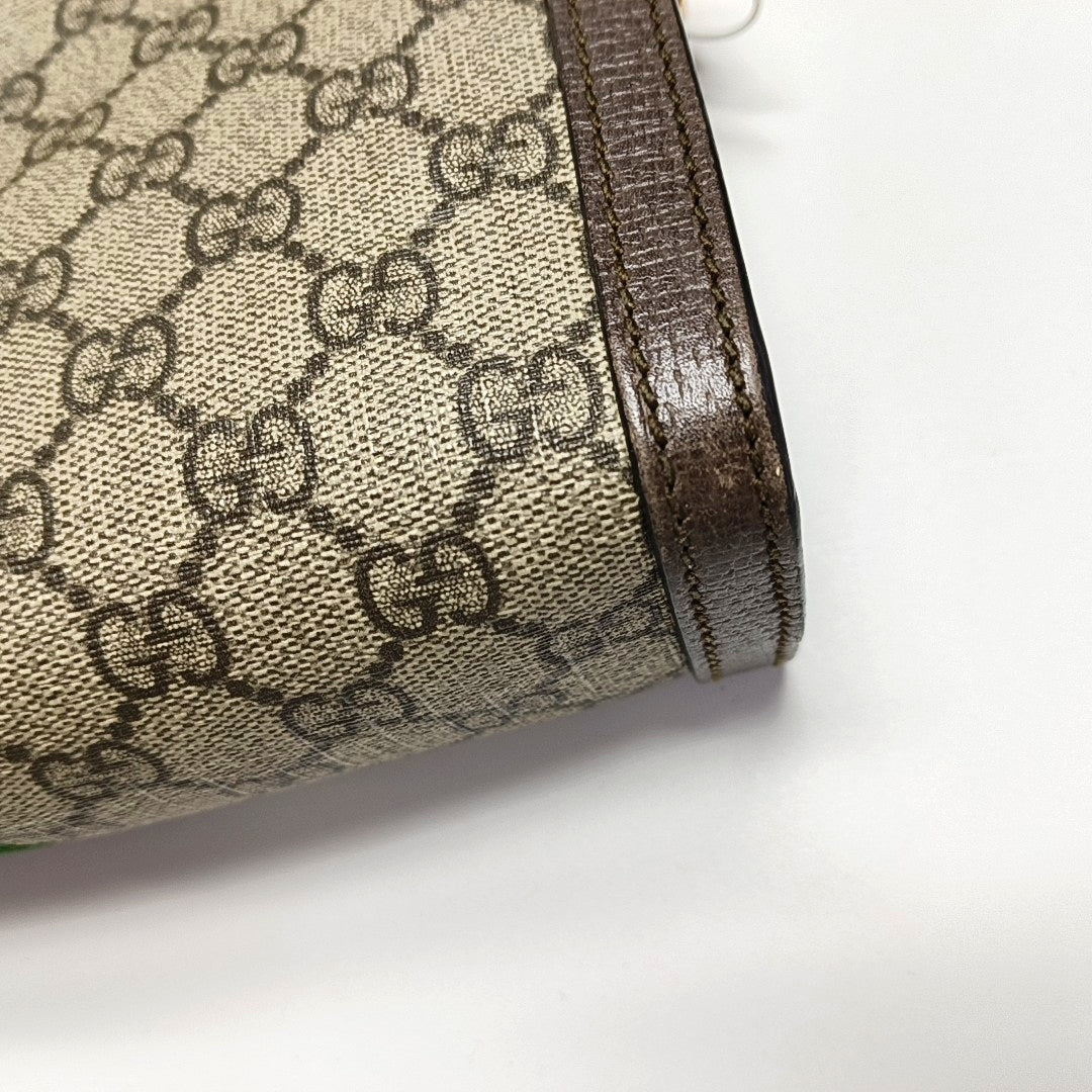 Authenticated pre-owned  Ophidia Small Monogram Coated Canvas Beige - Shoulder Bag at Looply