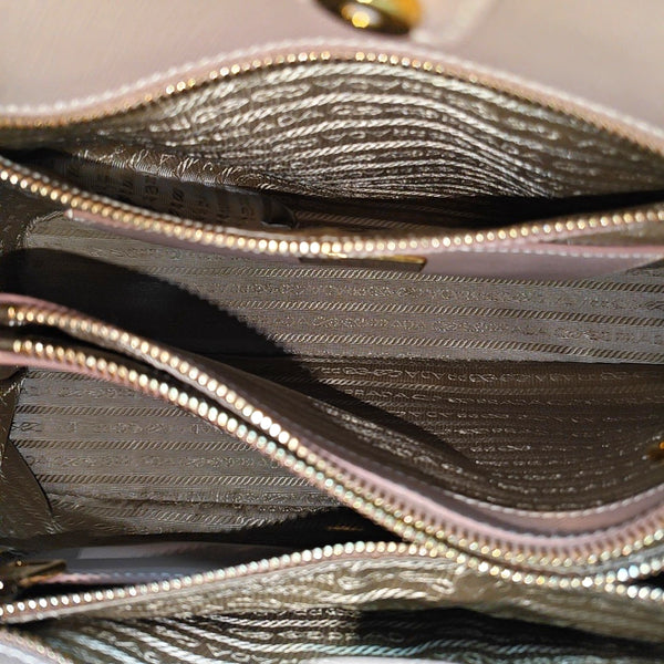 Saffiano Calfskin Shoulder Bag Pink