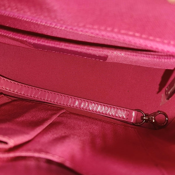 Authenticated pre-owned  Gabrielle Small Quilted Wool Pink - Shoulder Bag at Looply