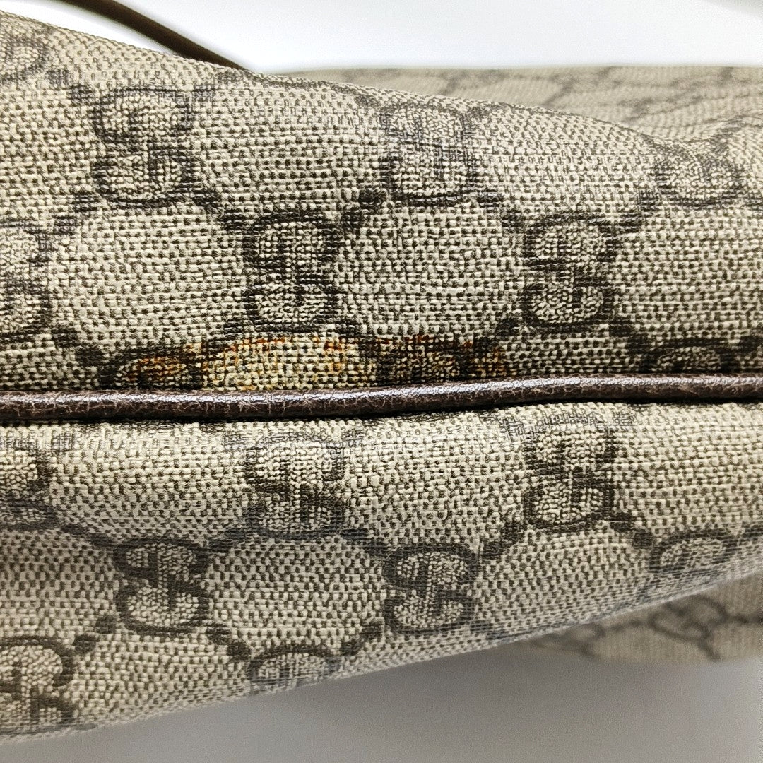Authenticated pre-owned  Ophidia Small Monogram Coated Canvas Beige - Top Handle Bag at Looply
