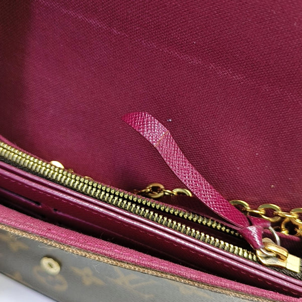 Authenticated pre-owned  Félicie Monogram Coated Canvas Brown - Shoulder Bag at Looply