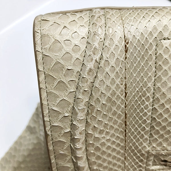 Authenticated pre-owned  Phantom Medium Python Beige - Top Handle Bag at Looply