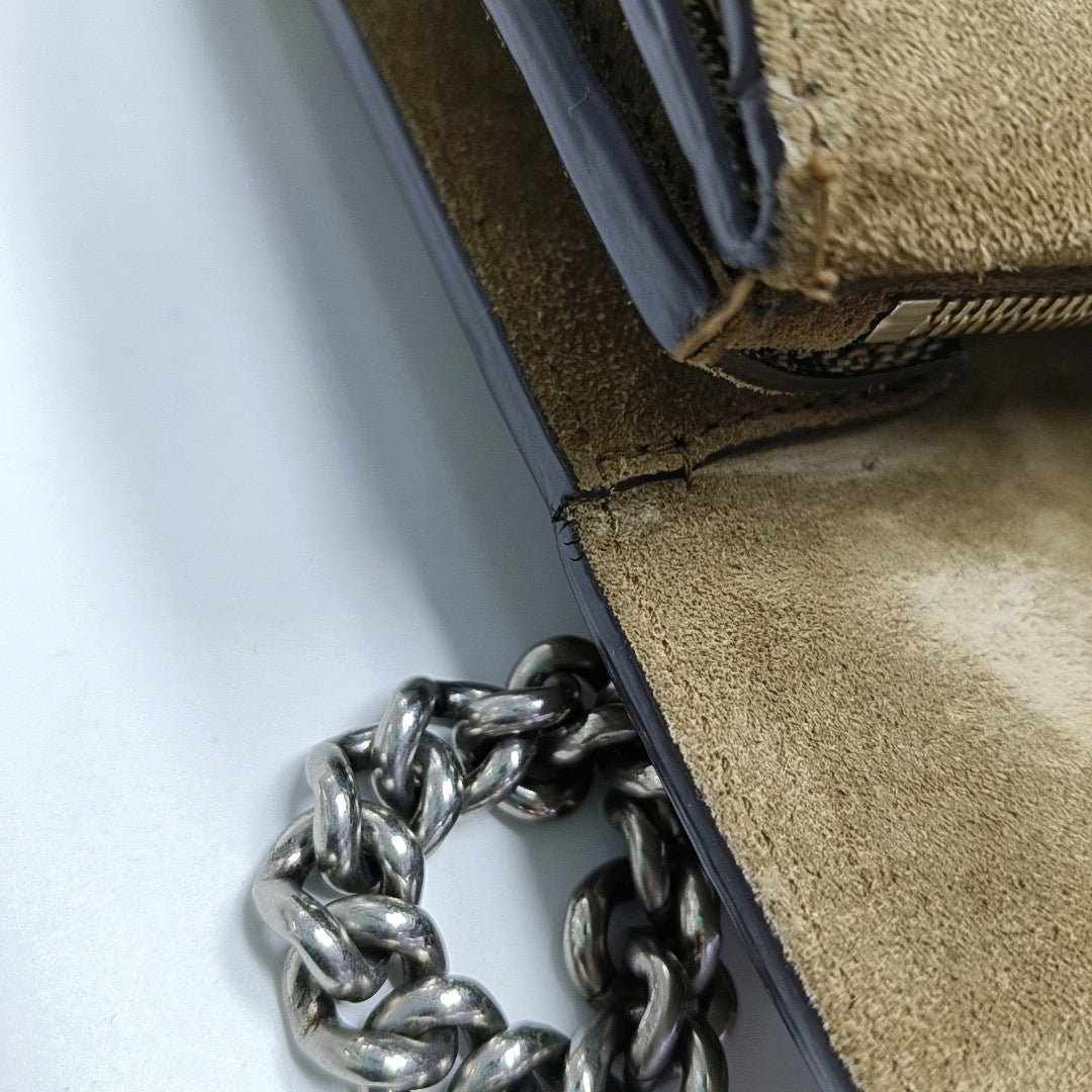Authenticated pre-owned  Dionysus Super Mini Monogram Coated Canvas Beige - Shoulder Bag at Looply