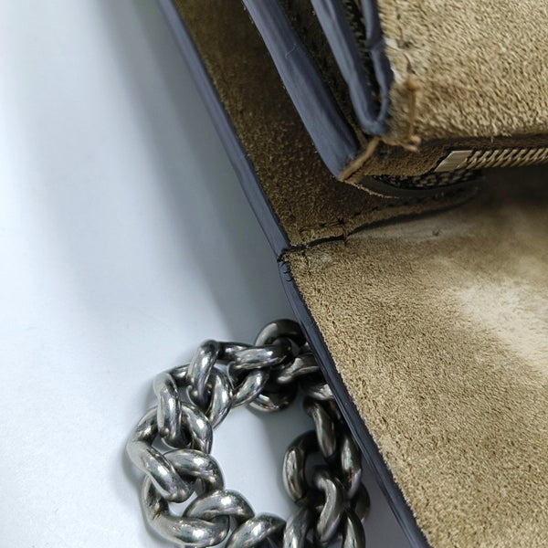 Authenticated pre-owned  Dionysus Super Mini Monogram Coated Canvas Beige - Shoulder Bag at Looply