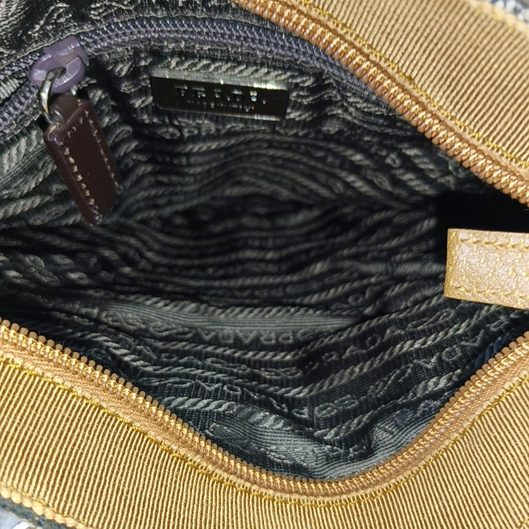 Fabric Tote Bag Brown