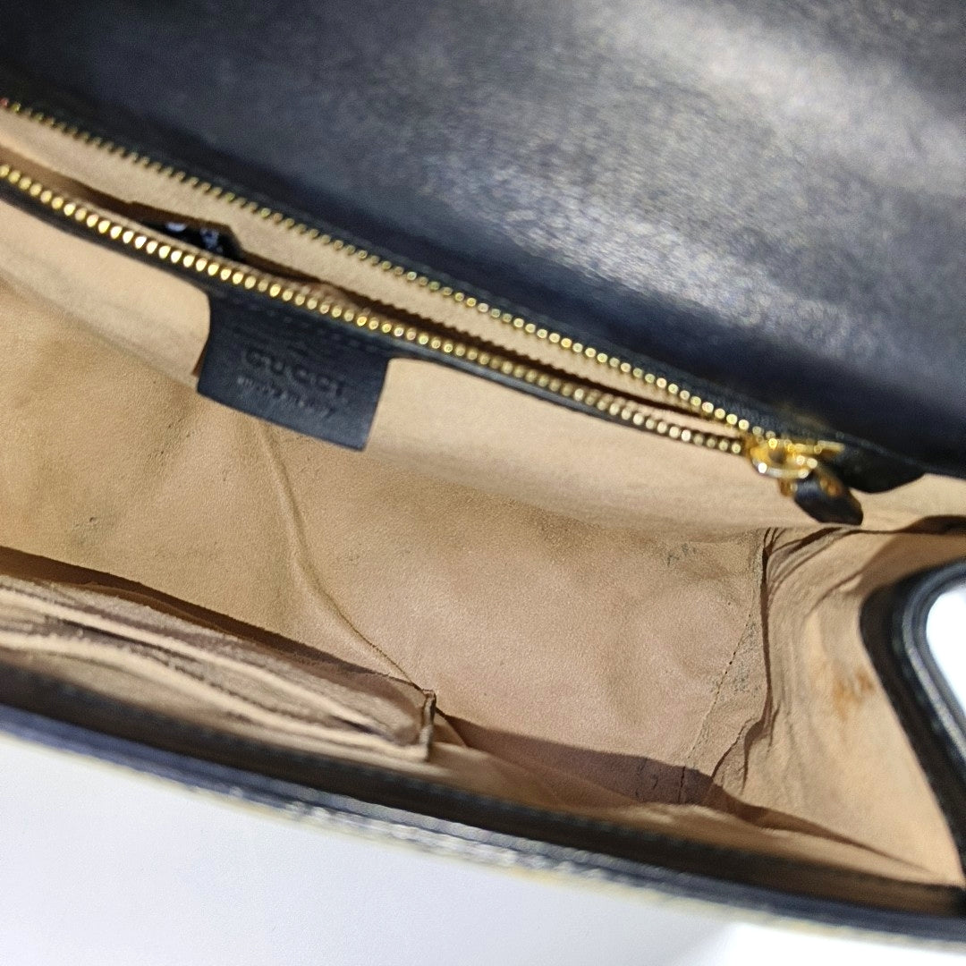 Authenticated pre-owned  Padlock Small Monogram Coated Canvas Beige - Shoulder Bag at Looply