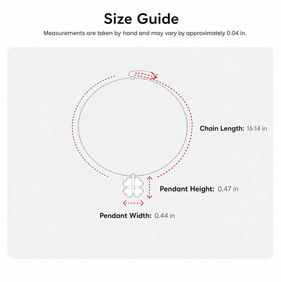 Size guide for Pulseras