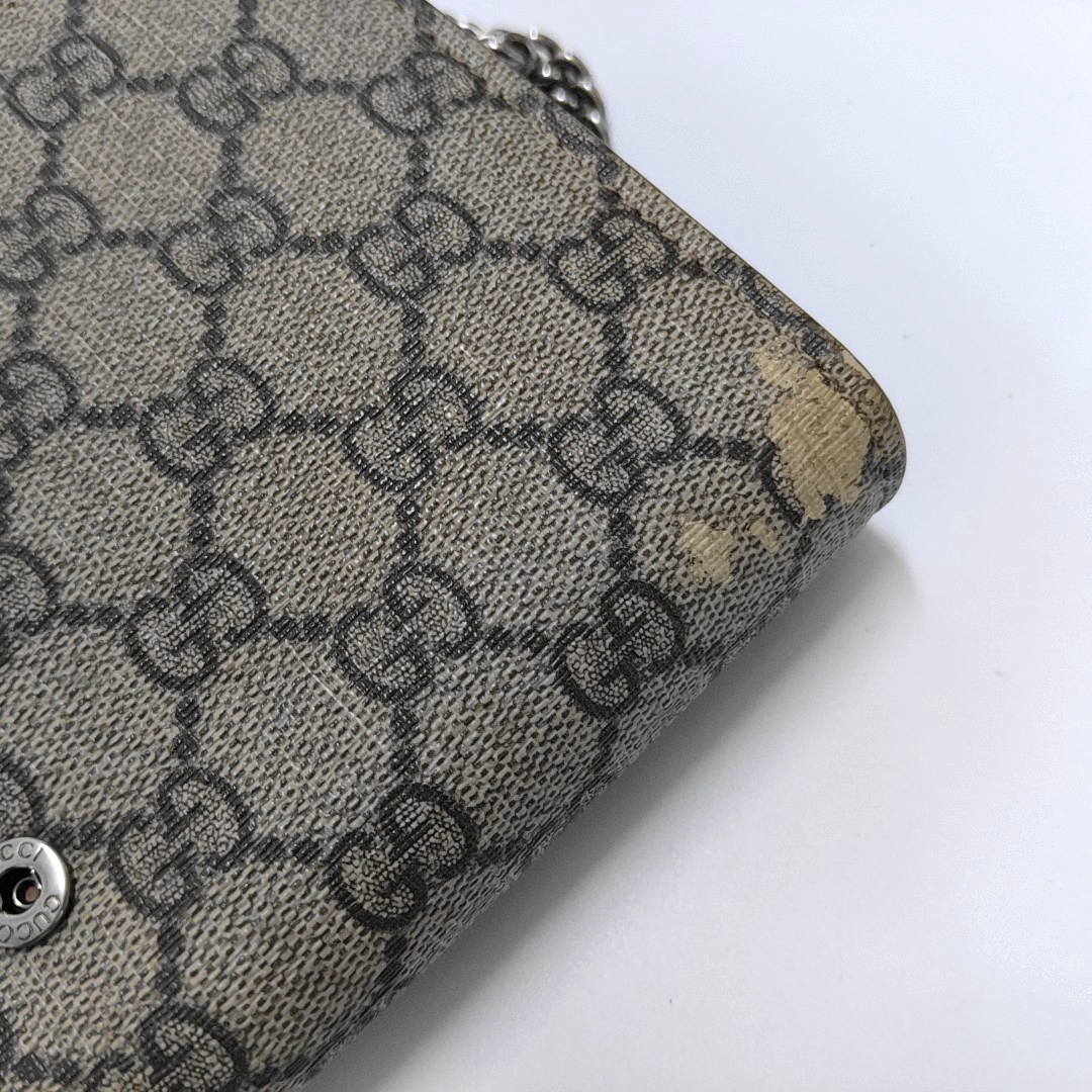Authenticated pre-owned  Dionysus Monogram Coated Canvas Beige - Shoulder Bag at Looply