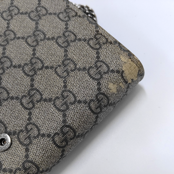 Authenticated pre-owned  Dionysus Monogram Coated Canvas Beige - Shoulder Bag at Looply