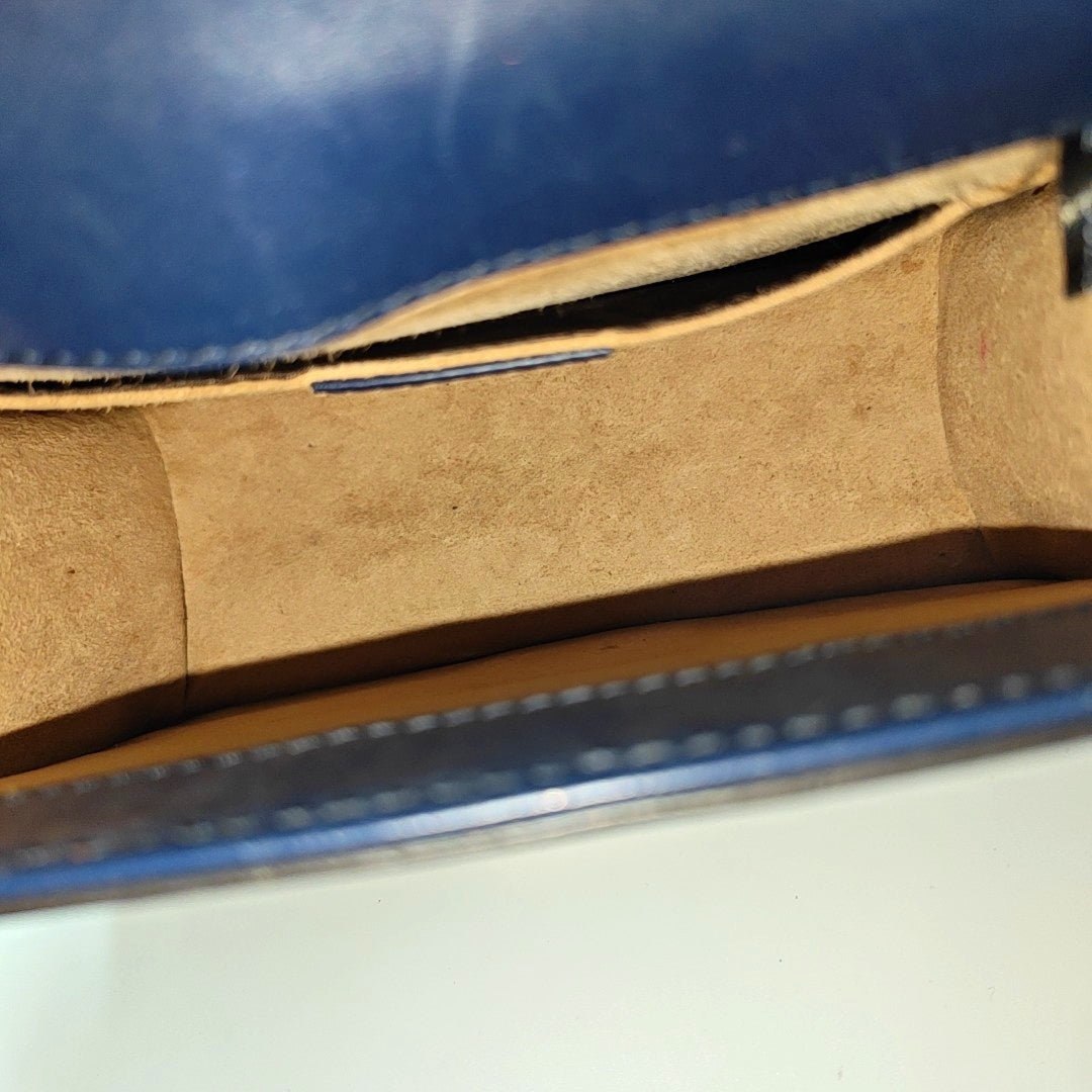 Authenticated pre-owned  Sylvie Small Calfskin Blue - Shoulder Bag at Looply