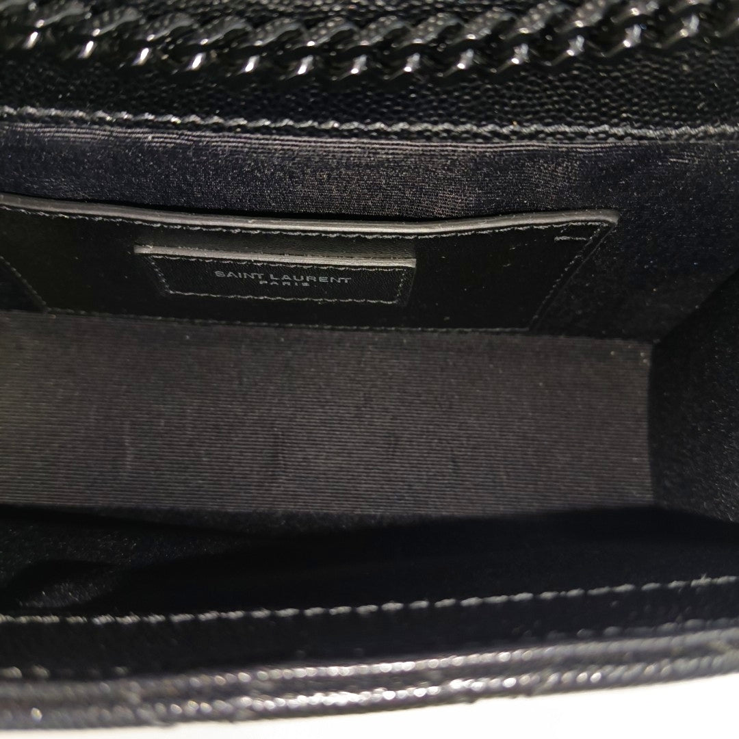 ENVELOPE Small Quilted Calfskin Black