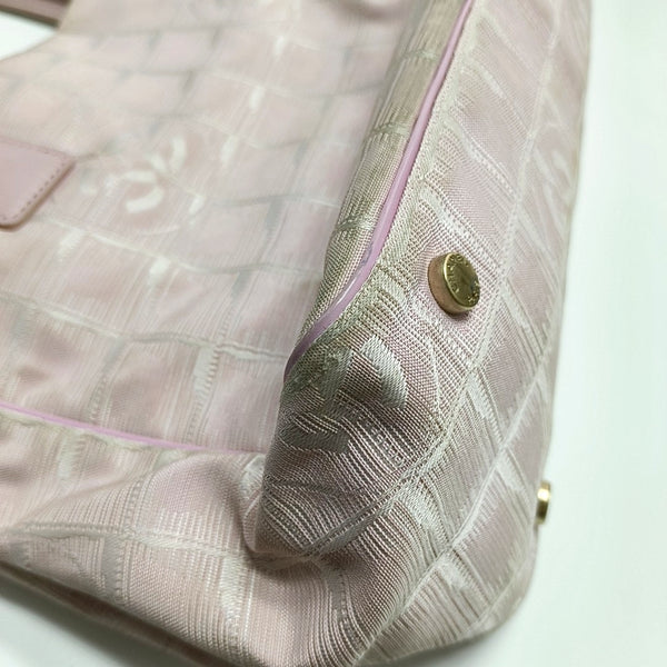 Authenticated pre-owned  Travel Line Nylon Pink - Top Handle Bag at Looply