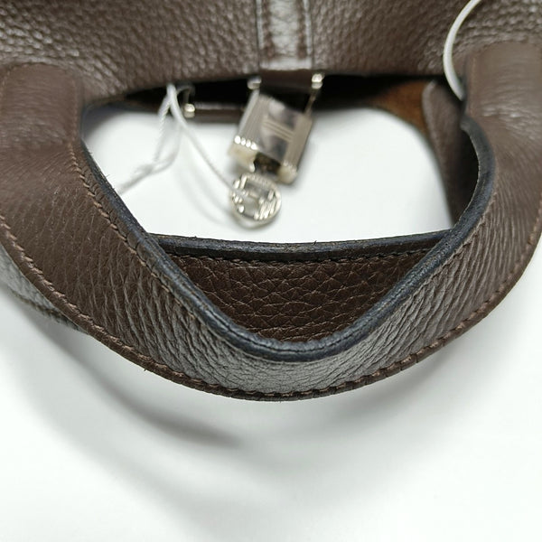 Authenticated pre-owned  Picotin Lock 18 Clemence Brown - Top Handle Bag at Looply