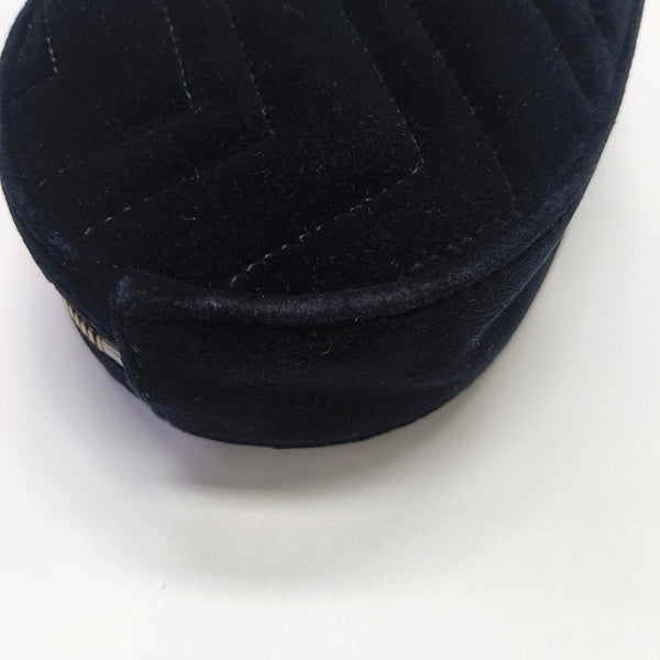 Authenticated pre-owned  GG Marmont Velvet Black - Belt Bag at Looply