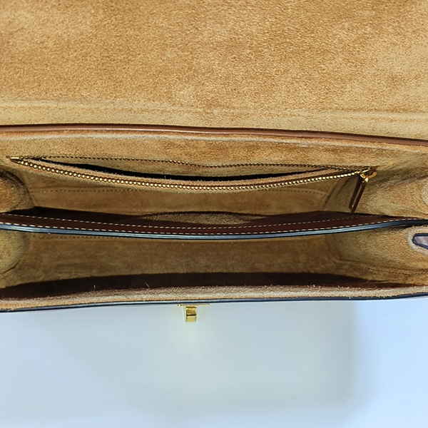 Authenticated pre-owned  16 Small Calfskin Brown - Handbags at Looply